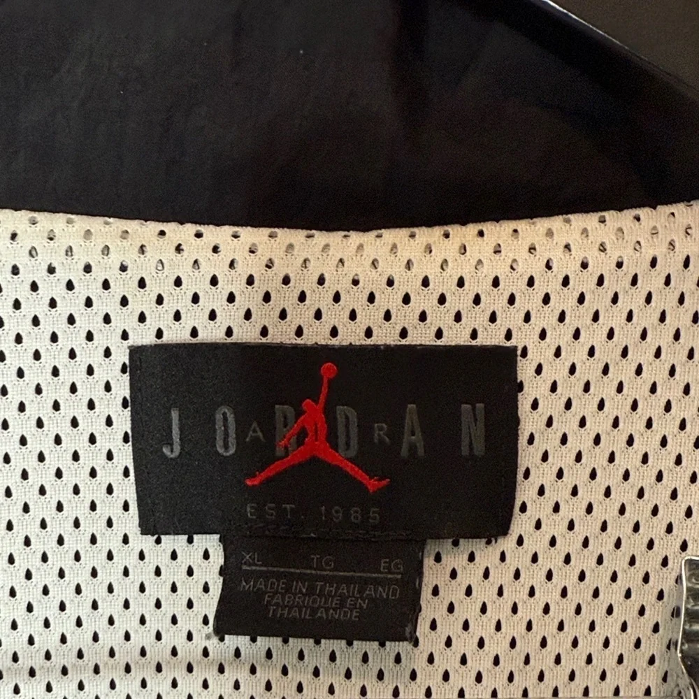 Retro Air Jordan Black Track Jacket XL